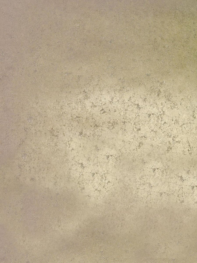 Scalamandre Hand Hammered Leaf Nickel Wallpaper