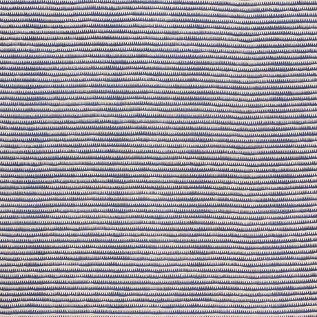 Schumacher Corfu Hand Printed Stripe Navy Fabric