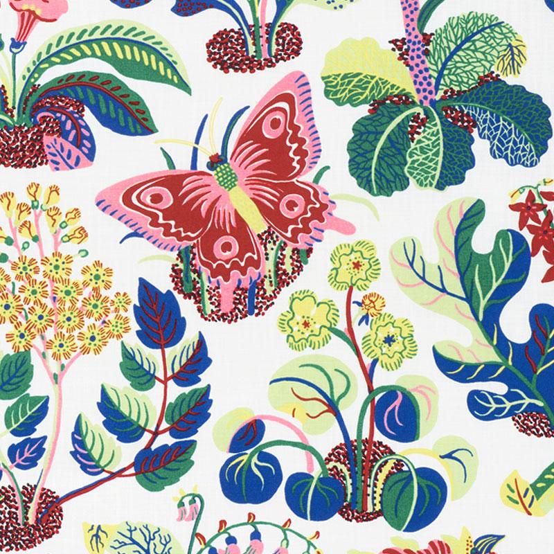 Schumacher Exotic Butterfly Indoor/Outdoor Spring Fabric