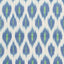 Schumacher Presidio Ikat Peacock Fabric