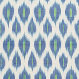 Schumacher Presidio Ikat Peacock Fabric