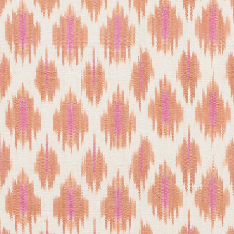 Schumacher Presidio Ikat Orange Fabric