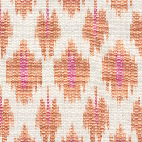 Schumacher Presidio Ikat Orange Fabric