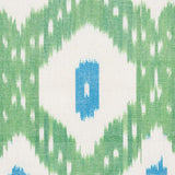 Schumacher Indio Ikat Green Fabric