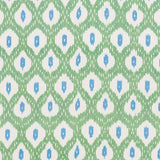 Schumacher Indio Ikat Green Fabric