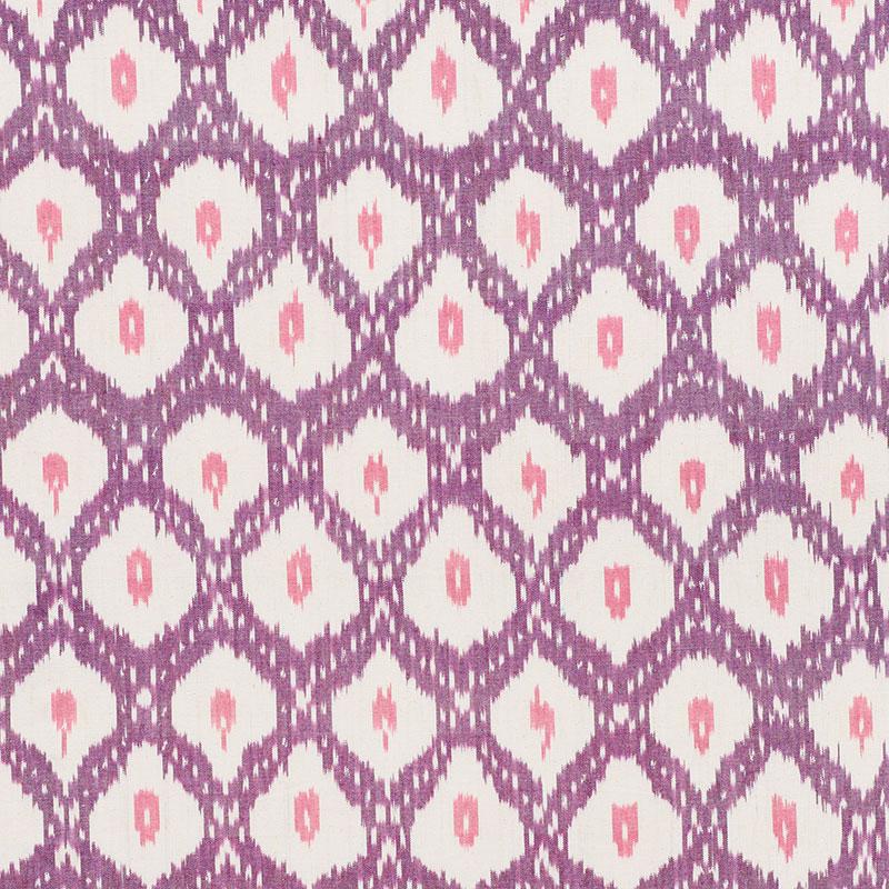 Schumacher Indio Ikat Purple Fabric