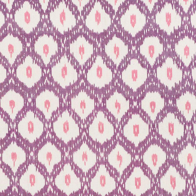 Schumacher Indio Ikat Purple Fabric
