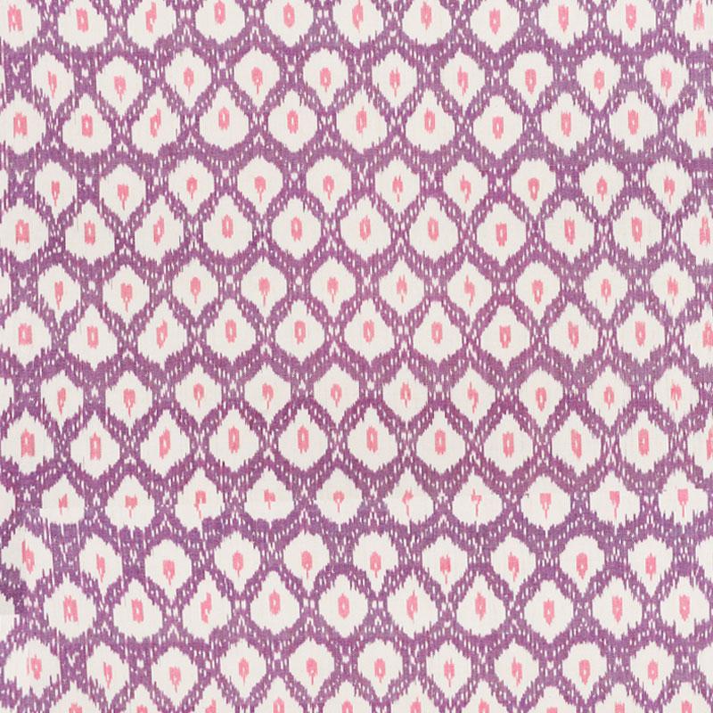 Schumacher Indio Ikat Purple Fabric