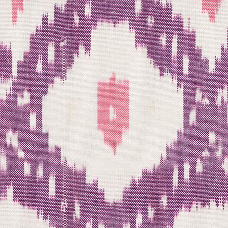 Schumacher Indio Ikat Purple Fabric