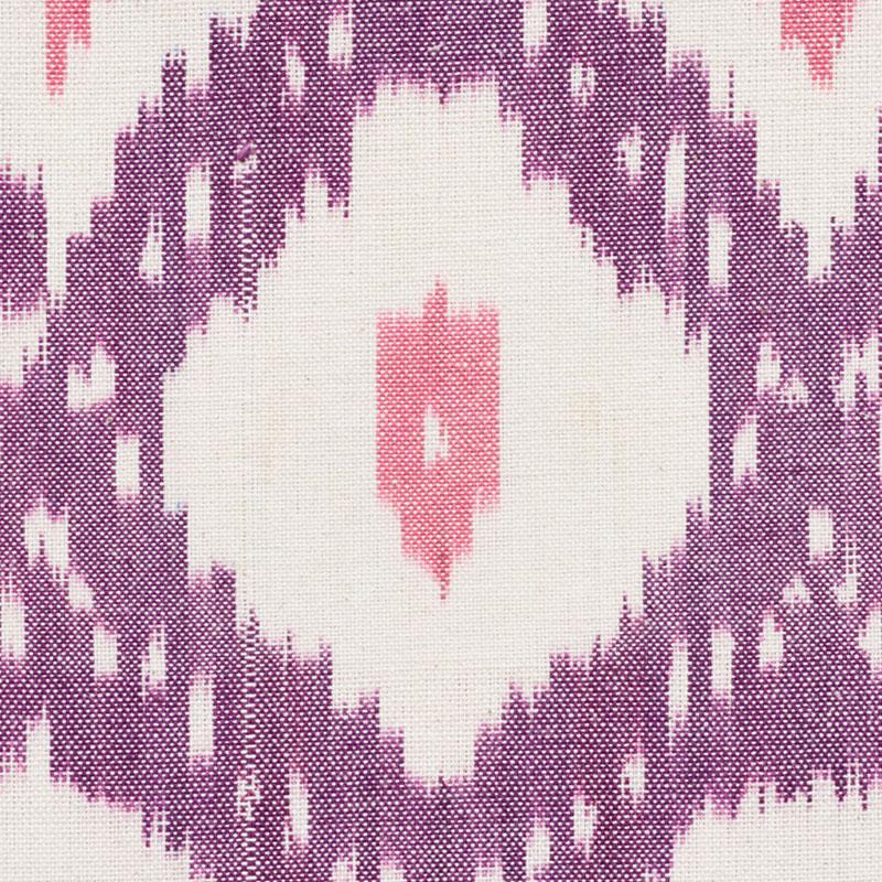 Schumacher Indio Ikat Purple Fabric