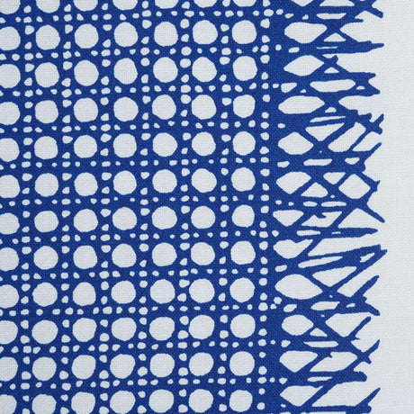 Schumacher Sugar Cane Navy Fabric