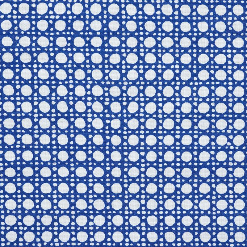 Schumacher Sugar Cane Navy Fabric