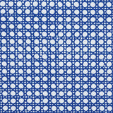 Schumacher Sugar Cane Navy Fabric