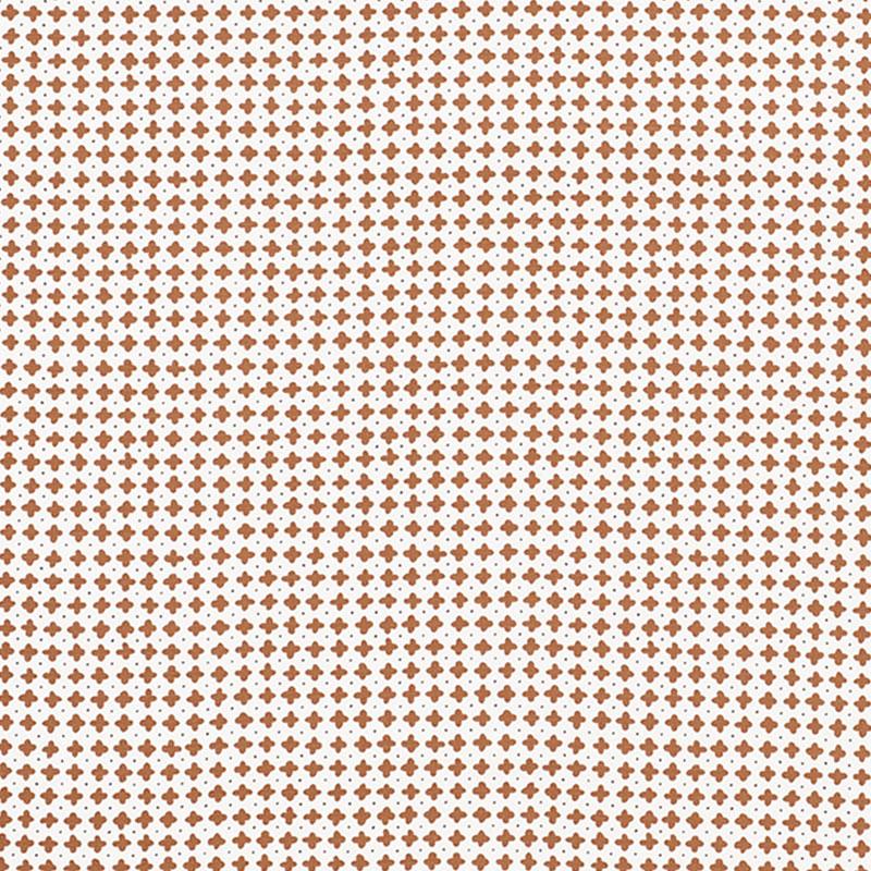 Schumacher Polka Brown Fabric