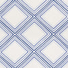 Schumacher Square Dance Blue Fabric