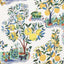 Schumacher Citrus Garden Sheer Primary Fabric