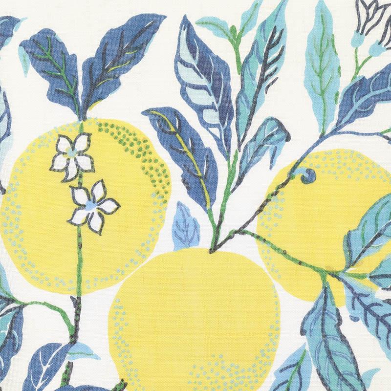 Schumacher Citrus Garden Sheer Pool Fabric