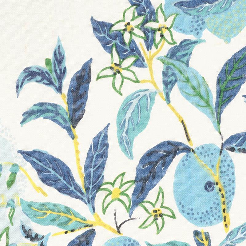 Schumacher Citrus Garden Sheer Pool Fabric