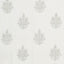 Schumacher Asara Flower Sheer Grey Fabric