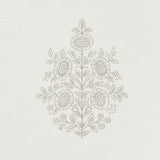 Schumacher Asara Flower Sheer Grey Fabric