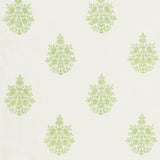 Schumacher Asara Flower Sheer Green Fabric
