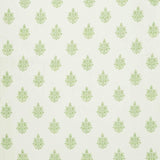 Schumacher Asara Flower Sheer Green Fabric