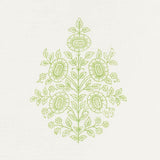 Schumacher Asara Flower Sheer Green Fabric