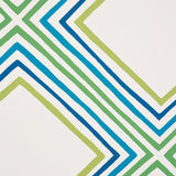 Schumacher Square Dance Peacock Wallpaper