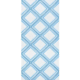 Schumacher Square Dance Blue Wallpaper