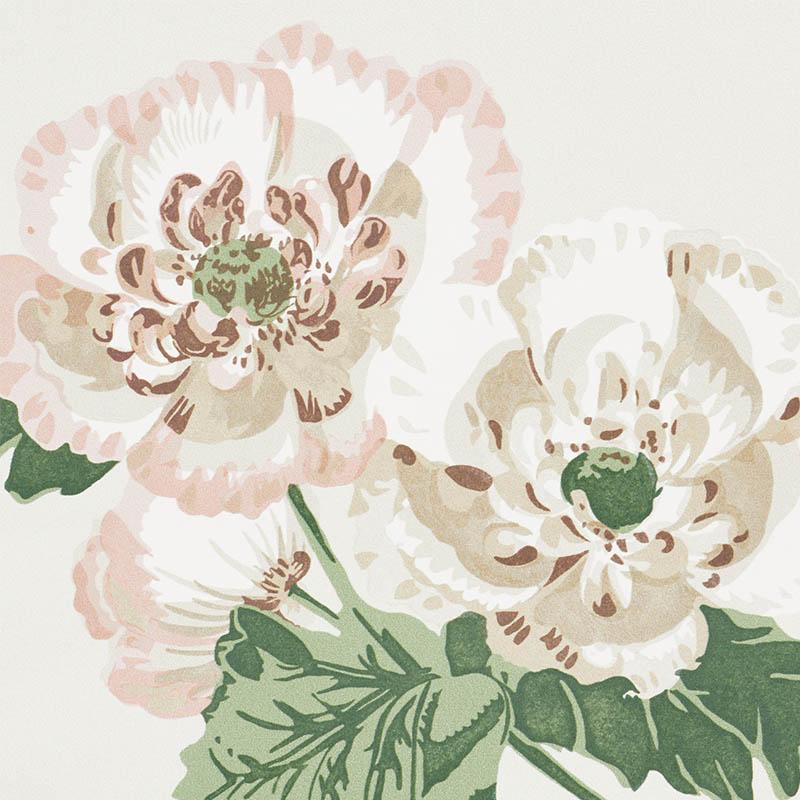 Schumacher Betty Quiet Pink Wallpaper