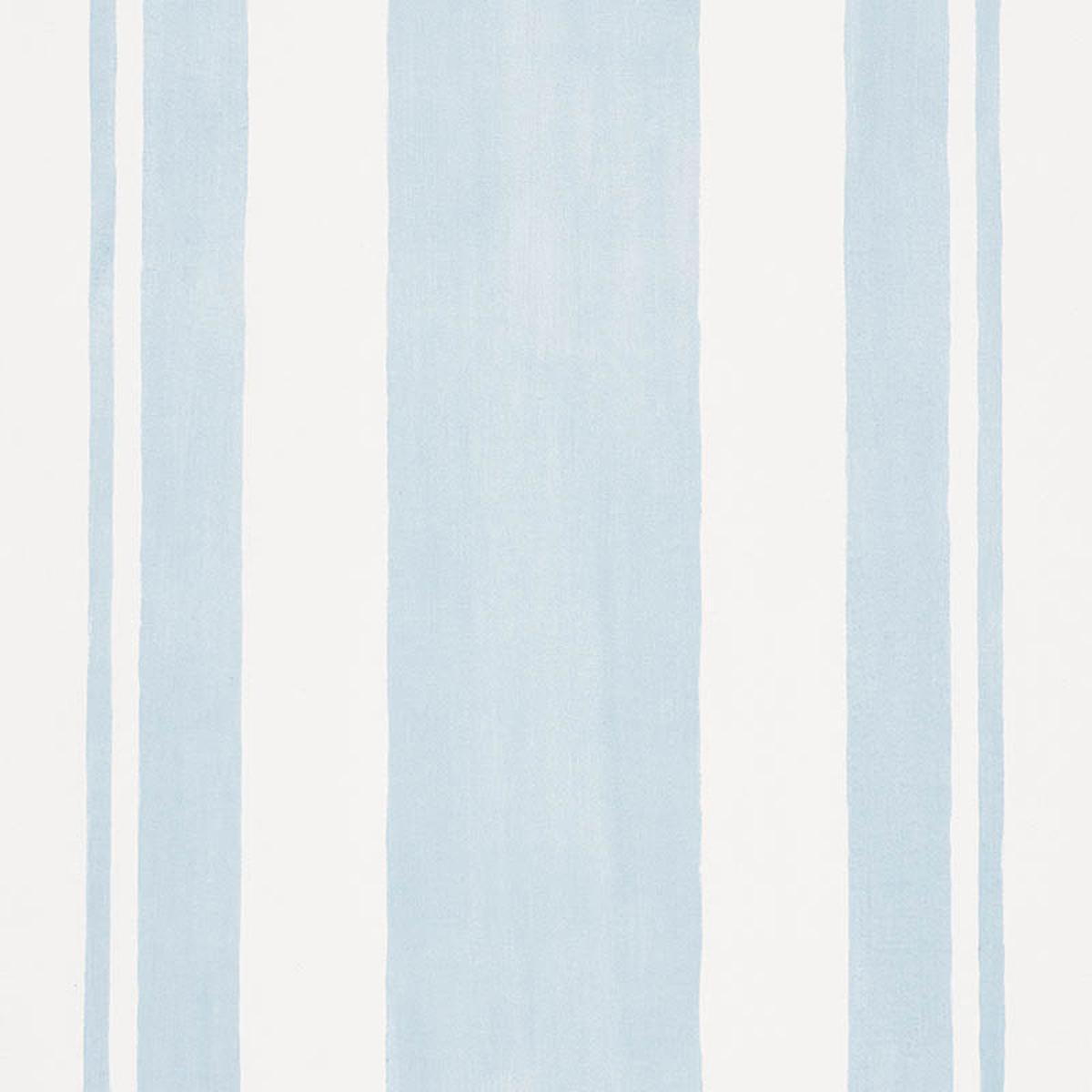 Schumacher Villa Stripe Sky Wallpaper