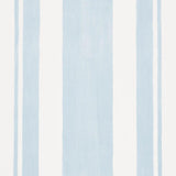 Schumacher Villa Stripe Sky Wallpaper