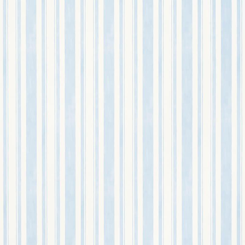 Schumacher Villa Stripe Sky Wallpaper