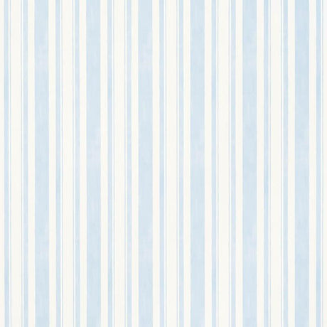 Schumacher Villa Stripe Sky Wallpaper
