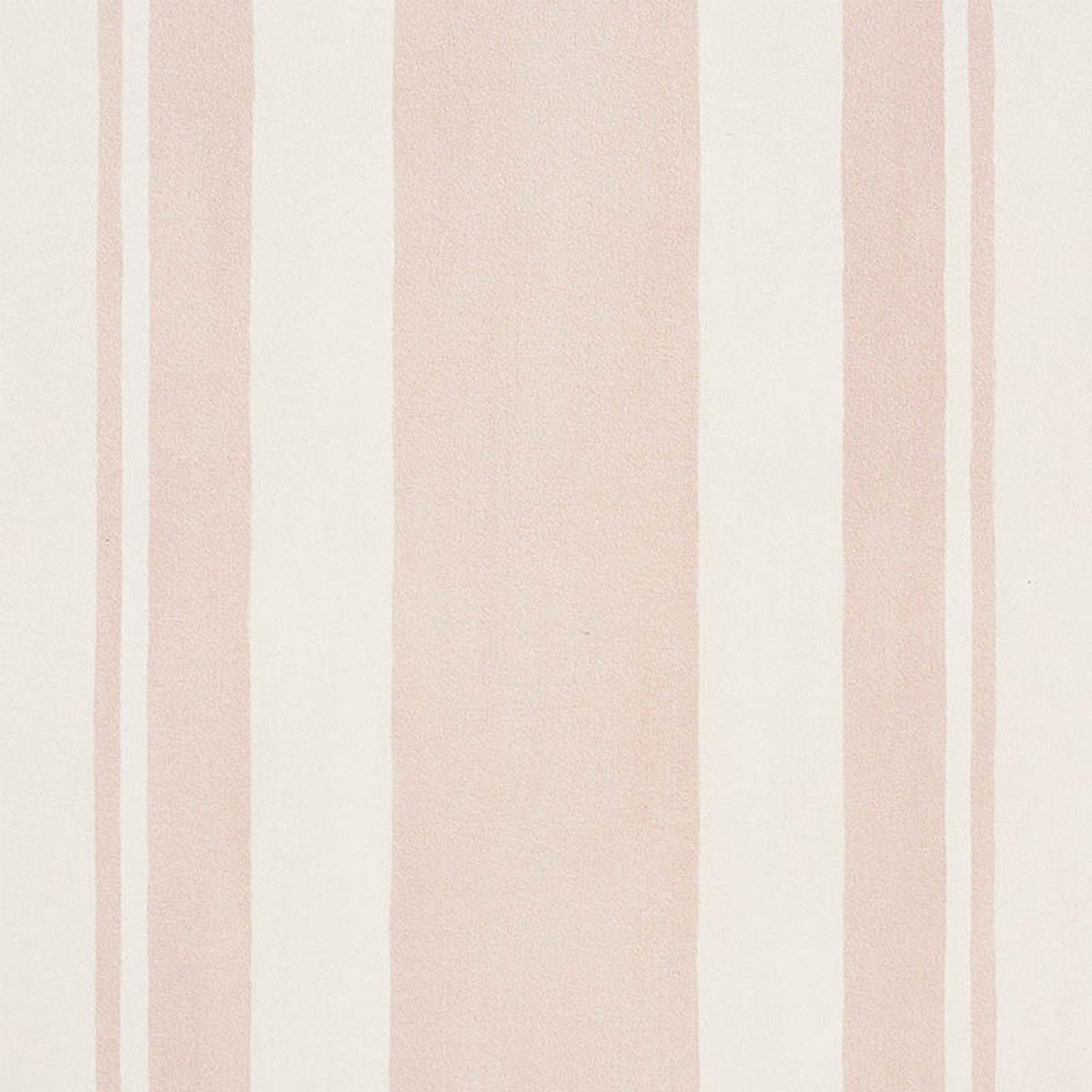 Schumacher Villa Stripe Blush Wallpaper