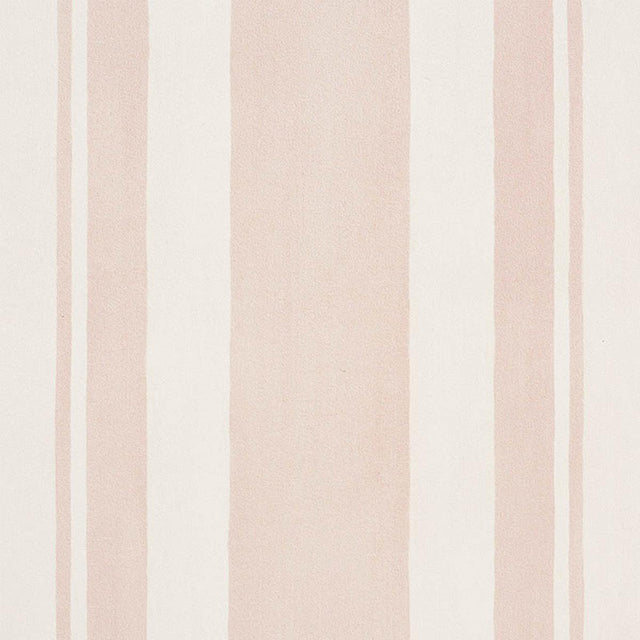 Schumacher Villa Stripe Blush Wallpaper