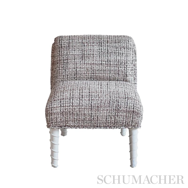 Schumacher Babe'S Tweed Grey Fabric