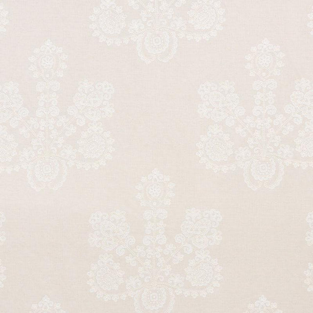 Schumacher Estrella Embroidery Linen Fabric