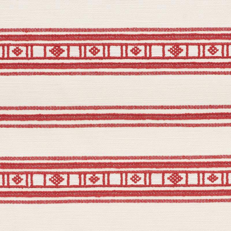 Schumacher Buena Vista Red Fabric