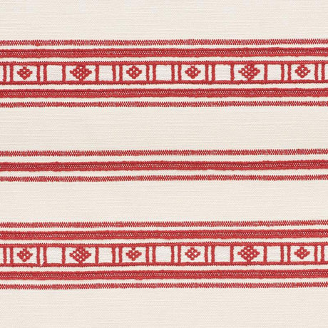 Schumacher Buena Vista Red Fabric