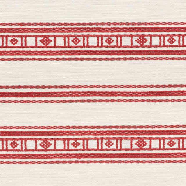 Schumacher Buena Vista Red Fabric