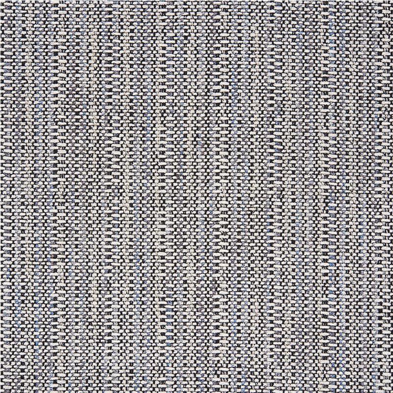 Schumacher Piedmont Chenille Black & Neutral Fabric