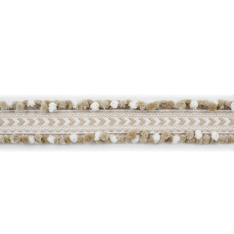 Schumacher Linen Maracana Pom Tape