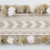Schumacher Linen Maracana Pom Tape