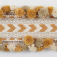 Schumacher Ochre Maracana Pom Tape