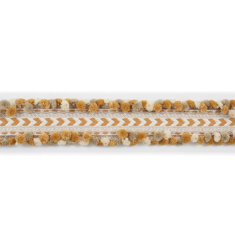 Schumacher Ochre Maracana Pom Tape