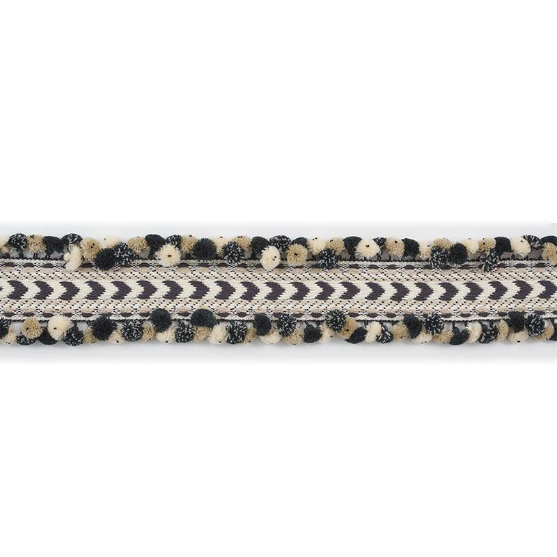 Schumacher Black Maracana Pom Tape