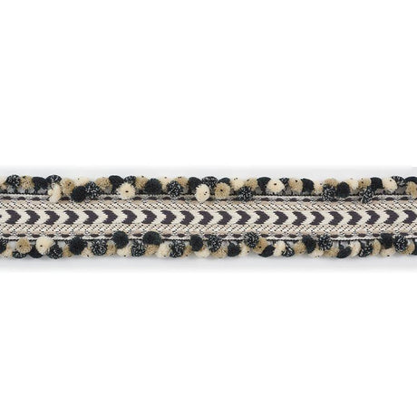 Schumacher Black Maracana Pom Tape