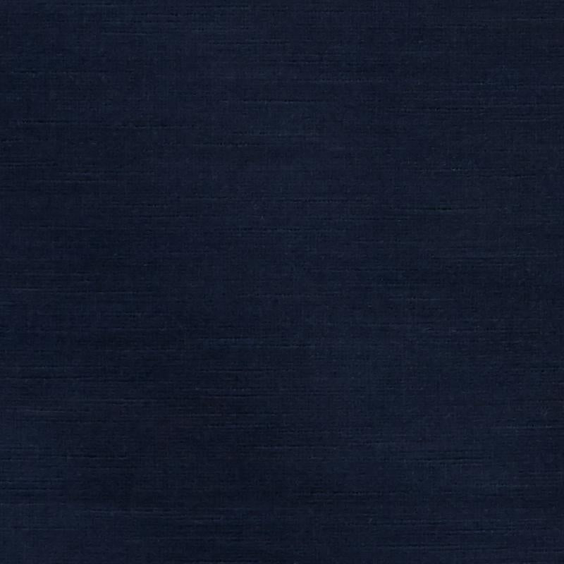 Schumacher Antique Linen Velvet Ii Midnight Fabric