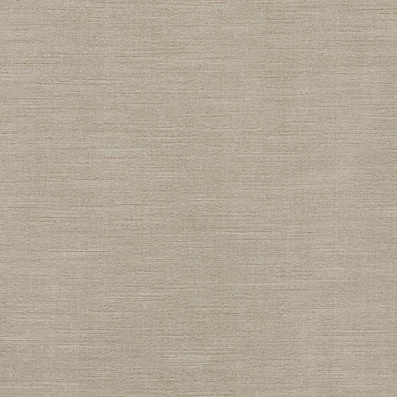 Schumacher Antique Linen Velvet Ii Stone Fabric